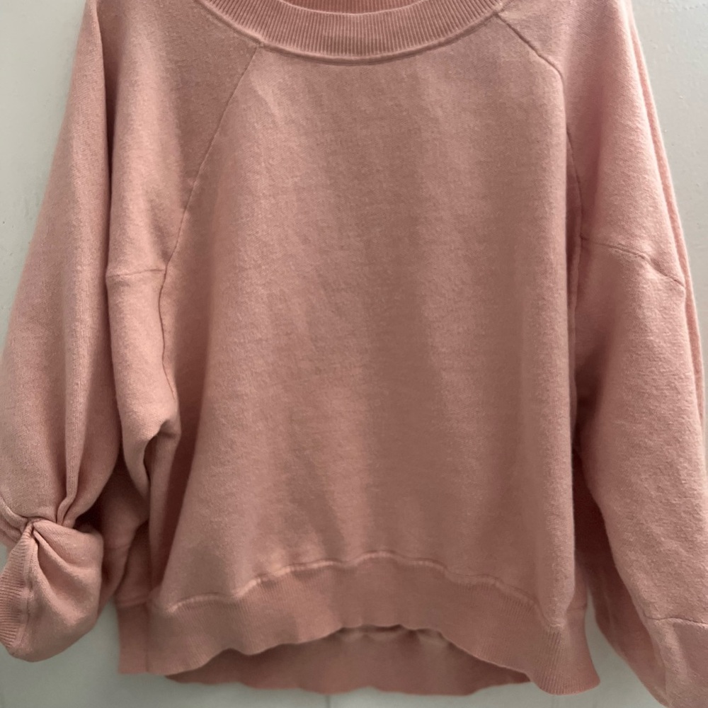 Margaret O’Leary Cropped Pink Sweater
